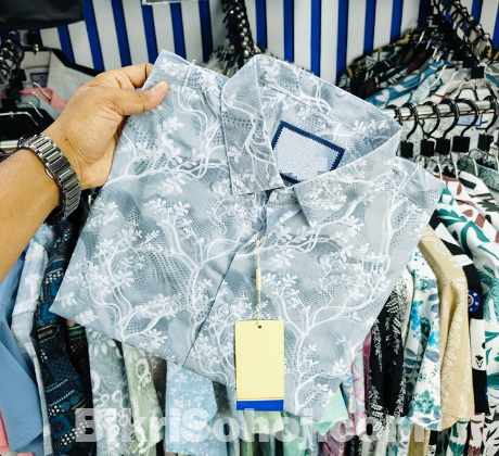 Pure Cotton full Sleeve Print Shirt for Men's